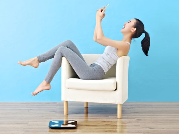 Умные диагностические весы Picooc Mini Black, черные Умные диагностические весы Picooc Mini Black, черные