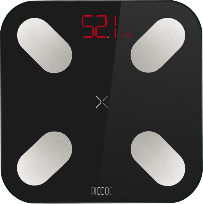 Умные диагностические весы Picooc Mini Black, черные Умные диагностические весы Picooc Mini Black, черные