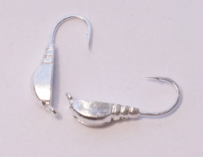 Мормышка вольфрамовая, Kutbert Уралка d8мм., 0,31 гр., цв серебро (5 шт./уп.)