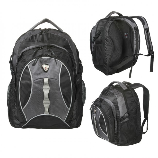 Рюкзак California PAK 30л -  В43*Ш30*Г20 -  усил. спинка -  цвет черн. (Boren-4)