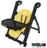 Стульчик для кормления Ivolia Love 02 4 колеса yellow