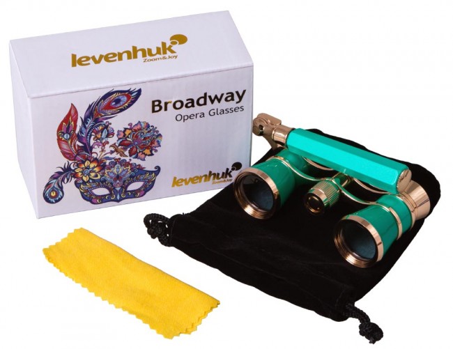 Театральный бинокль-лорнет Levenhuk Broadway 325L Lime Театральный бинокль-лорнет Levenhuk Broadway 325L Lime