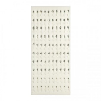 Мормышка Lumicom метал. паяная N35-Н, серебро (крючок №16) (100 шт./уп.)