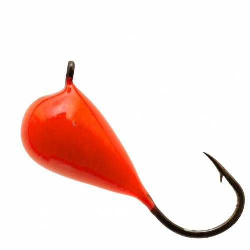 Мормышка вольфрамовая Lumicom, Капля с ушком - d2,5мм, R (обмазка) (10 шт./уп.)