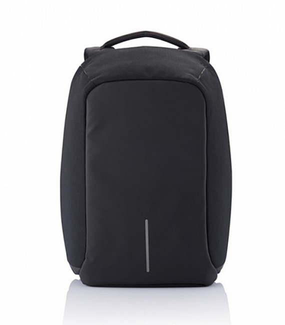 Рюкзак Бобби черный с темно-синей подкладкой Рюкзак Бобби черный с темно-синей подкладкой