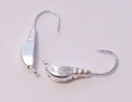 Мормышка вольфрамовая, Kutbert Уралка d9мм., 0, 39гр., цв серебро (5 шт./уп.)