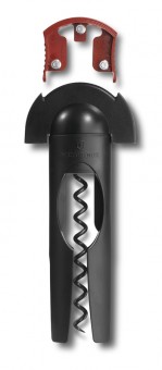 Штопор Victorinox с ножом для снятия фольги, сталь с тефлоновым покрытием, чёрный Штопор Victorinox с ножом для снятия фольги, сталь с тефлоновым покрытием, чёрный
