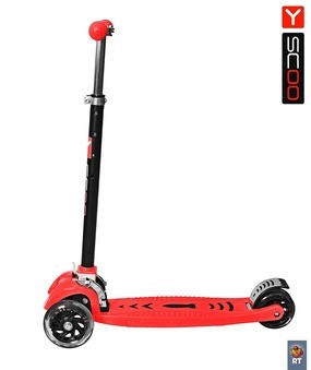 Самокат Y-Scoo Maxi City RT Simple Gagarin трансформер red