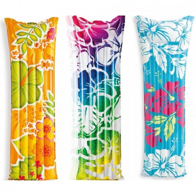 Матрас с рисунком с подголовником 183х69см, 3 вида Матрас с рисунком с подголовником 183х69см, 3 вида