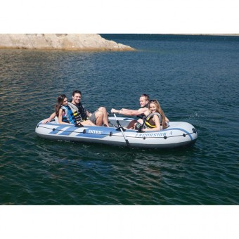 Лодка Excursion-4 SET 315х165х43см (руч. нас., аллюм. весла) Лодка Excursion-4 SET 315х165х43см (руч. нас., аллюм. весла)