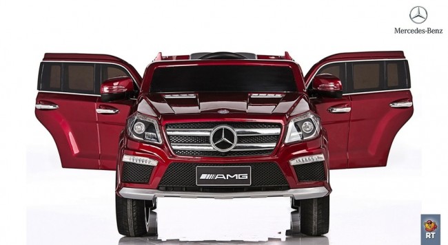 RT ML63 Электромобиль Mercedes-Bens AMG 12V R/C бордо с резиновыми колесами