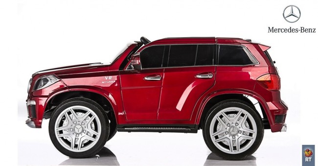 RT ML63 Электромобиль Mercedes-Bens AMG 12V R/C бордо с резиновыми колесами
