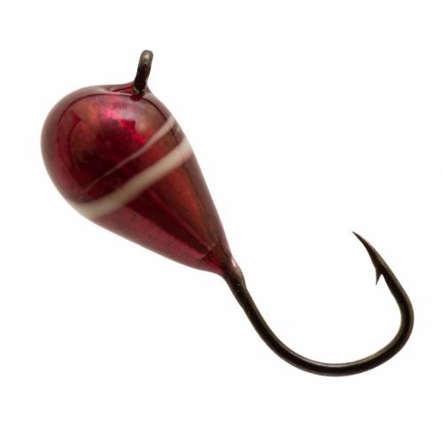 Мормышка вольфрамовая Lumicom, Капля с ушком - d2,5мм, RuP (обмазка) (10 шт./уп.)