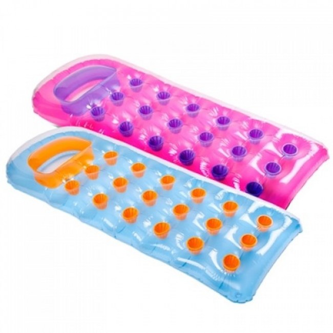 Матрас цветной с лунками 188х71см, 2 цвета Матрас цветной с лунками 188х71см, 2 цвета