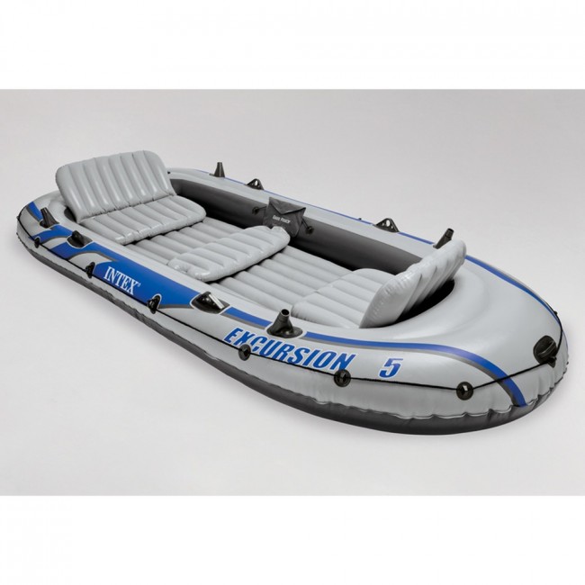 Лодка Excursion-5 SET 366х168х43см (руч. нас., аллюм. весла) Лодка Excursion-5 SET 366х168х43см (руч. нас., аллюм. весла)