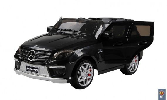 RT ML63 Электромобиль Mercedes-Bens AMG 12V R/C black с резиновыми колесами
