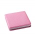 Зеркало Dewal Beauty серия "Палитра" карманное квадратное, розовое, размер 60х60х0,9мм