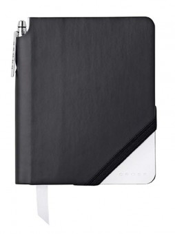 Записная книжка Cross Jot Zone, A6, 160 страниц в линейку, ручка в комплекте. Цвет - черно-белый Записная книжка Cross Jot Zone, A6, 160 страниц в линейку, ручка в комплекте. Цвет - черно-белый