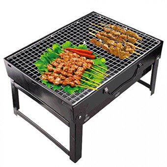 Мангал складной BBQ Grill, 42*28 см с решётками для барбекю, 3 уровня, цв. черн. (16120-34) Мангал складной BBQ Grill, 42*28 см с решётками для барбекю, 3 уровня, цв. черн. (16120-34)