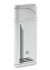 Зажигалка "Caseti" газовая турбо, сплав цинка, хром матовый, логотип "Ci", 2,9х0,8х7,3 см