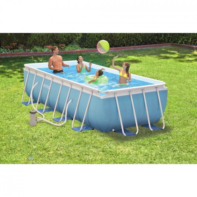 Бассейн на опорах 400х200х100см (фильтр-насос 2,0 м3/ч, лестница), от 6-ти лет Бассейн на опорах 400х200х100см (фильтр-насос 2,0 м3/ч, лестница), от 6-ти лет