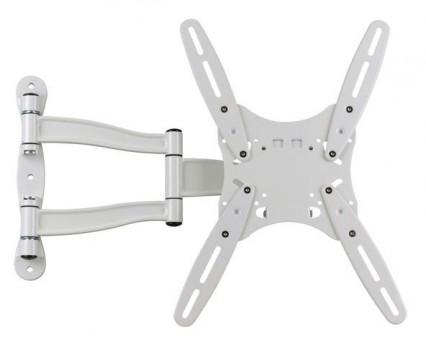 Кронштейн для телевизора Kromax Techno-5 белый 15"-55" макс. 35кг настенный поворот и наклон Кронштейн для телевизора Kromax Techno-5 белый 15"-55" макс. 35кг настенный поворот и наклон