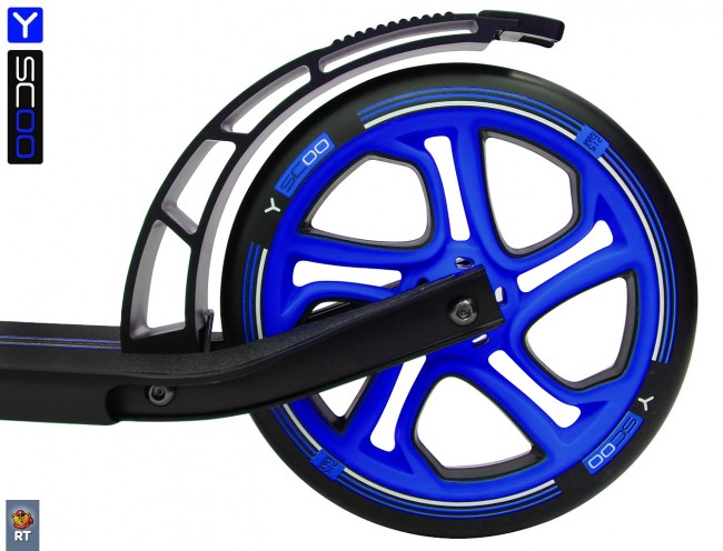 Самокат Y-Scoo RT 250 ONE&ONE dark blue (2 дизайна в 1 самокате)