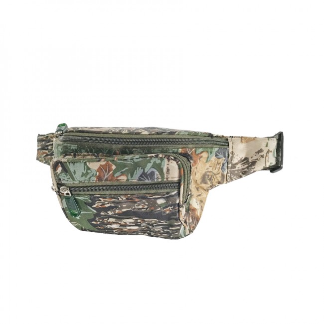 Сумка поясная Classic 9 -  разгрузочная -  Ш32*В13*Г14см -  карманы на молнии -  цв. КМФ   (Лес)