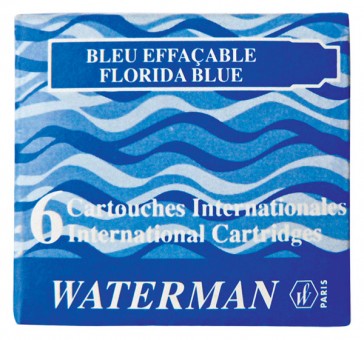 Черные чернильные картриджи Waterman Интернешнл. 6шт/уп Черные чернильные картриджи Waterman Интернешнл. 6шт/уп