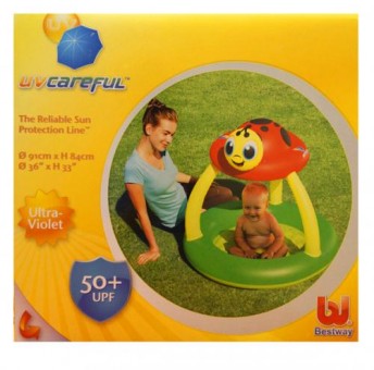 Бассейн-Игровой центр надувной Bestway, Божья коровка, р. 91X84 СМ, 52181b