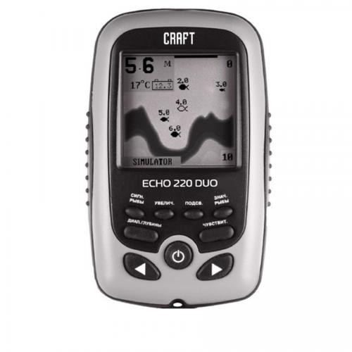 Эхолот Craft Echo 220 Duo (ICE Edition) портативный Эхолот Craft Echo 220 Duo (ICE Edition) портативный