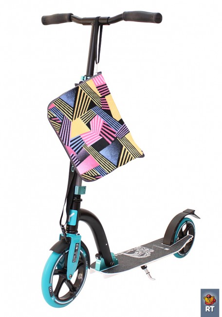 Чехол-портмоне складной для самоката Y-Scoo 230 Ленты разноцветные полосатые