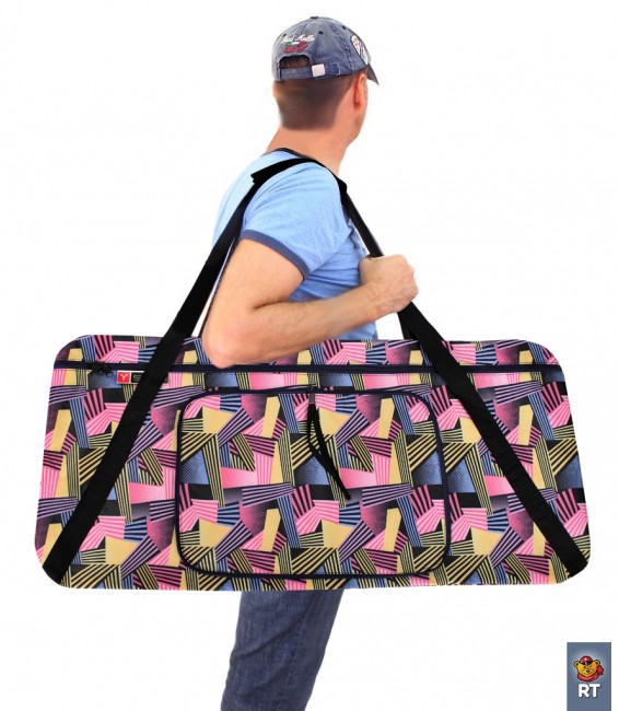 Чехол-портмоне складной для самоката Y-Scoo 230 Ленты разноцветные полосатые