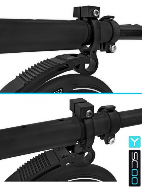 Самокат Y-Scoo RT 250 ONE&ONE aqua (2 дизайна в 1 самокате)