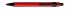 Шариковая ручка Pierre Cardin Actuel. Корпус - алюминий, отделка - металл и силикон. Цвет - красный.