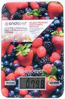 Весы кухонные электронные Endever Skyline KS-528 макс. вес:5кг рисунок/ягоды Весы кухонные электронные Endever Skyline KS-528 макс. вес:5кг рисунок/ягоды