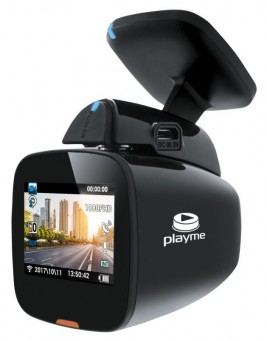 Видеорегистратор Playme UNI черный 2Mpix 1920x1080 1080p 150гр. GPS NTK96658 Видеорегистратор Playme UNI черный 2Mpix 1920x1080 1080p 150гр. GPS NTK96658