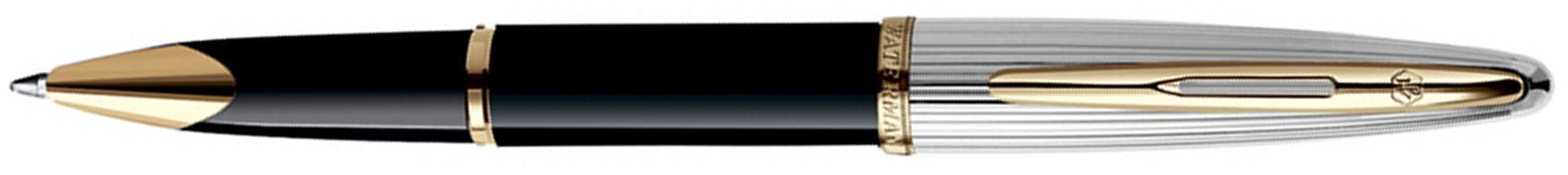 Роллерная ручка Waterman Carene Deluxe Black. Детали дизайна - позолота 23К. Роллерная ручка Waterman Carene Deluxe Black. Детали дизайна - позолота 23К.
