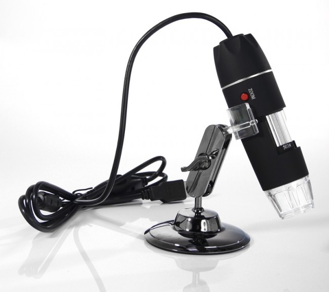 Микроскоп цифровой карманный Kromatech 50-500x USB, с подсветкой (8 LED) Микроскоп цифровой карманный Kromatech 50-500x USB, с подсветкой (8 LED)