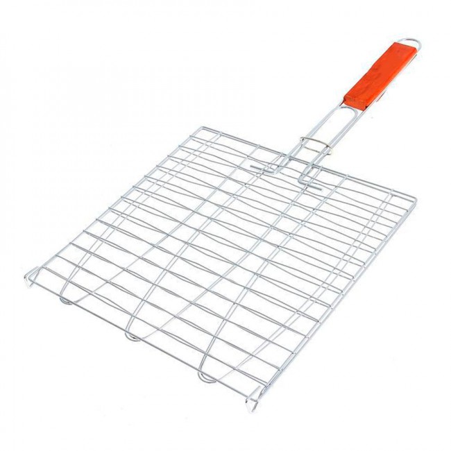 Решетка гриль Forster 27*29*52см, на 3 рыбы, дерев. ручка (16120-3)