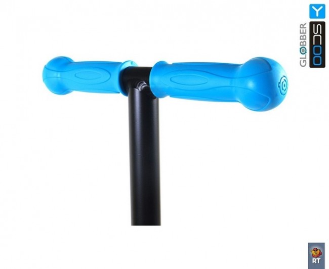 Самокат Y-Scoo RT Globber My free Fixed blue с блокировкой колес
