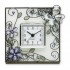 Часы Jardin D'Ete "Стеклянная бабочка", квадратные, сталь, стекло, пластик, 14х 6х 14 см