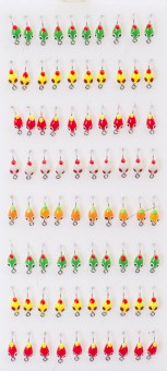 Мормышка Lumikom фосфорная N10, краун, (крючок №6) (80 шт./уп.)