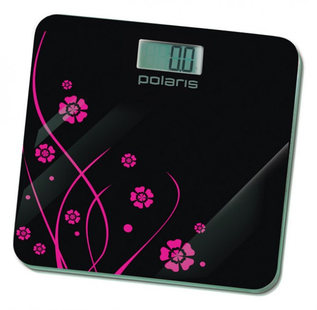 Весы напольные электронные Polaris PWS1523DG макс. 150кг черный/рисунок