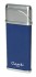 Зажигалка "Caseti" газовая турбо, сплав цинка, хром синий лак, 2,9х0,8х7,3 см