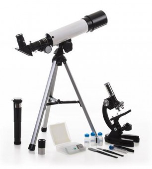 Набор Velvi в кейсе: телескоп 360/50 и микроскоп 1200х Набор Velvi в кейсе: телескоп 360/50 и микроскоп 1200х