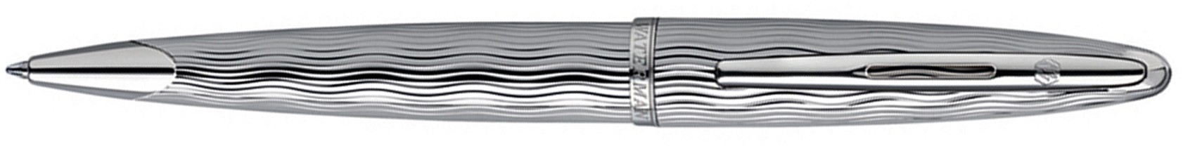Шариковая ручка Waterman Carene Essential Silver ST. Детали дизайна: палладиевое покрытие. Шариковая ручка Waterman Carene Essential Silver ST. Детали дизайна: палладиевое покрытие.
