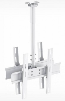 Кронштейн для телевизора Holder PR-102-W белый 32"-65" макс. 90кг потолочный фиксированный Кронштейн для телевизора Holder PR-102-W белый 32"-65" макс. 90кг потолочный фиксированный