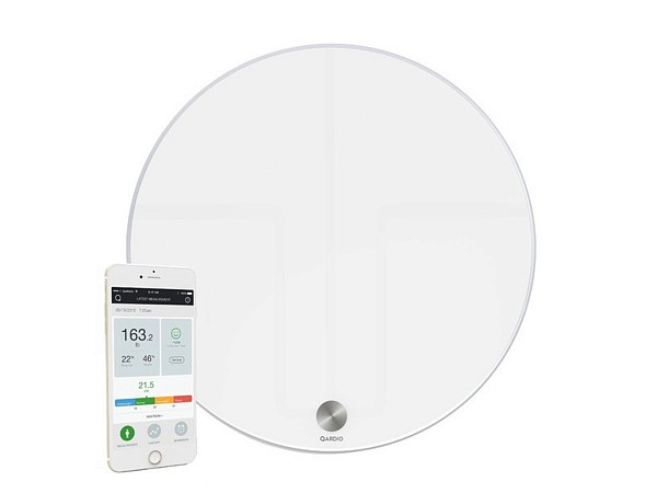 Цифровые весы QardioBase Wireless Smart Scale (B100-IOW), цвет белый