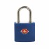 Замок навесной для багажа Travel Blue TSA High Security Lock, цвет синий